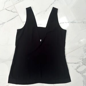 Express peep-hole black tank. Size small